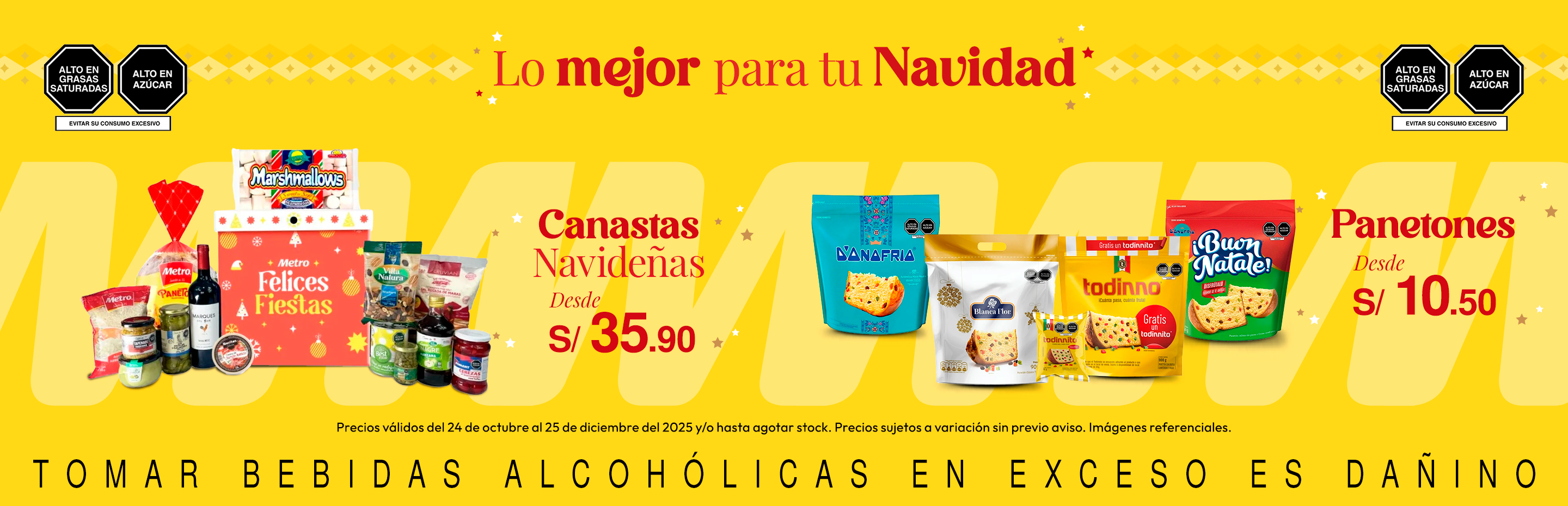 Canastas Navideñas desde 59.90