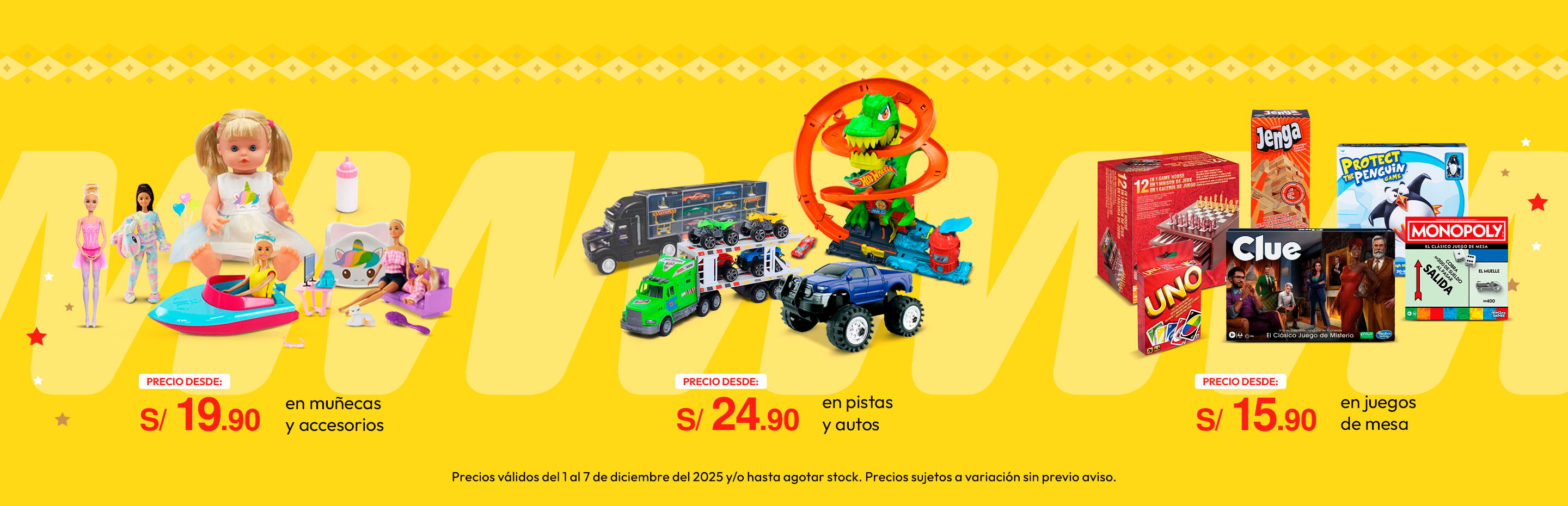 Muñecas y accesorios desde S/. 19.90