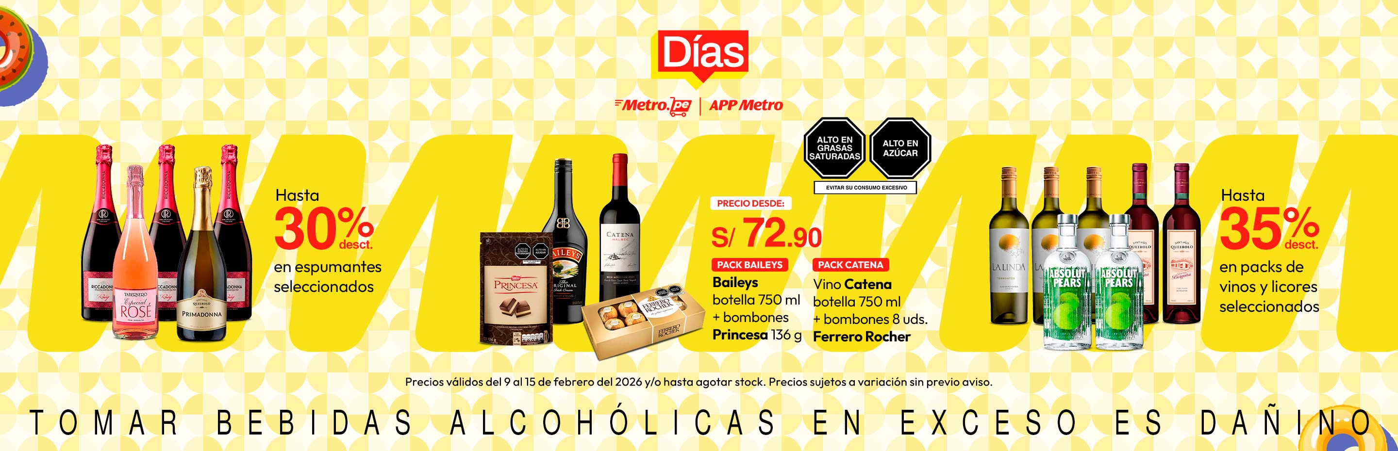 Hasta 30% Espumantes seleccionados