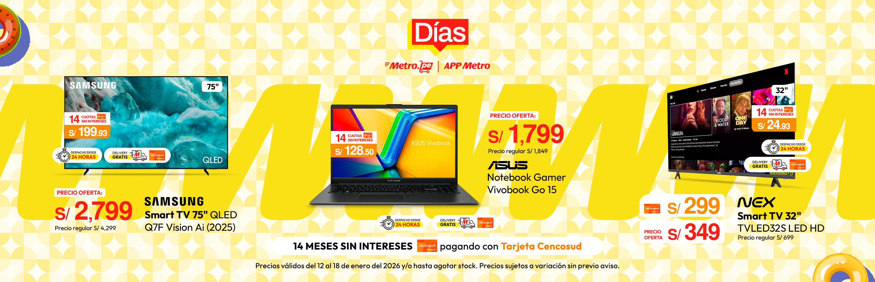 Televisor 75" QLED Q7F Vision Ai Smart Tv (2025)