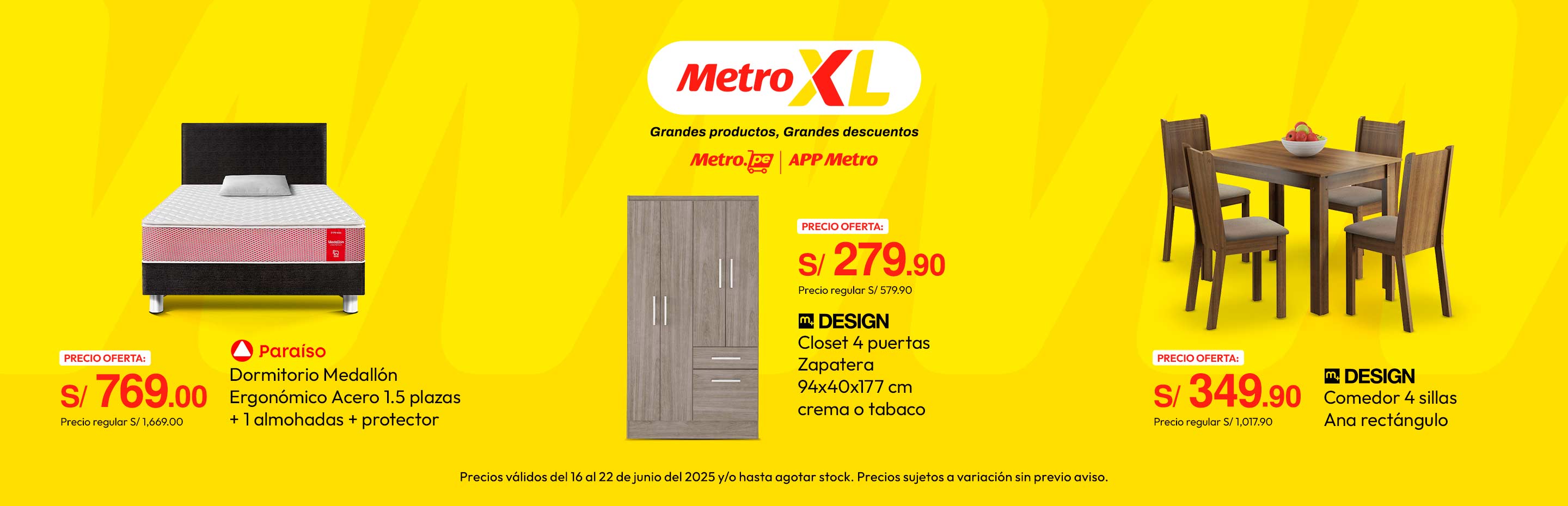 "Closet M+Design 4 Puertas Zapatera 94x40x177cm Crema ó Tabaco"