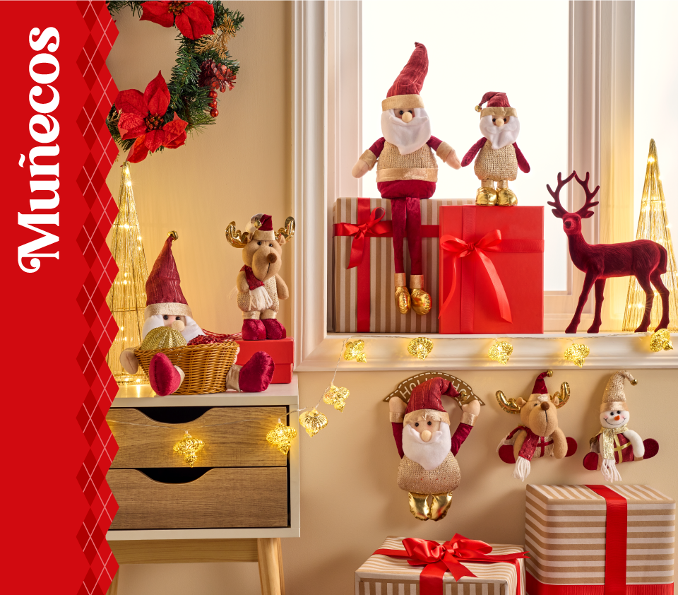 Muñecos de colección Brillos de Navidad