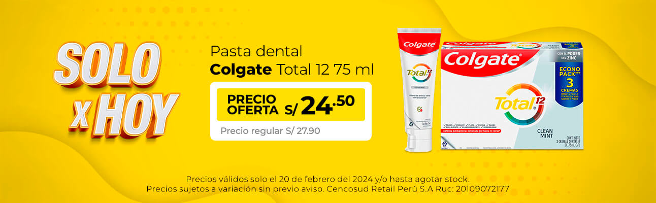 Pasta dental Colgate Total 12 75ml
