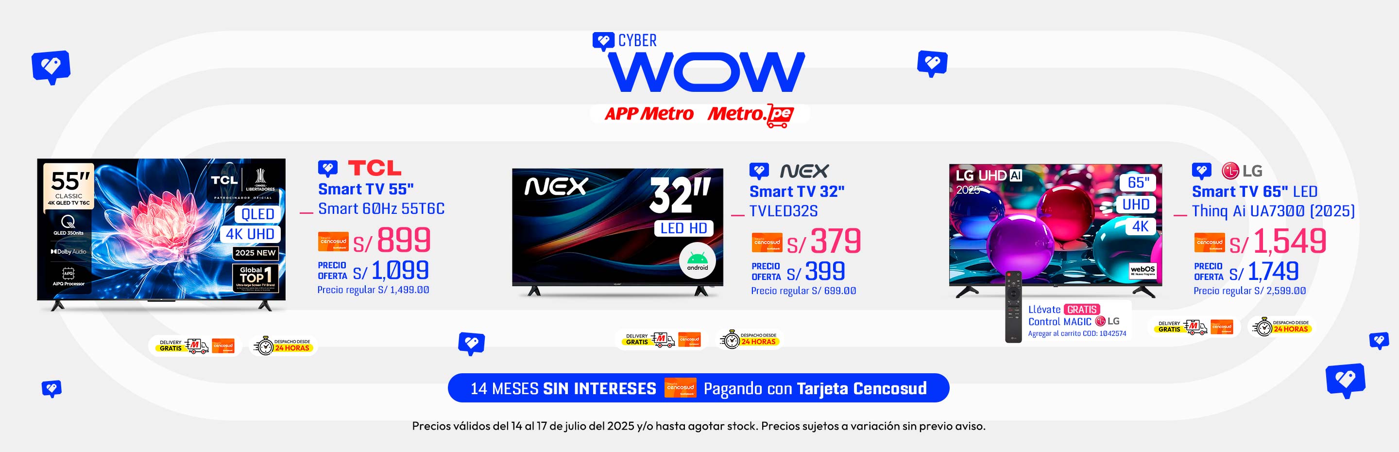 Smart TV TCL 55" QLED Smart 60Hz 55T6C