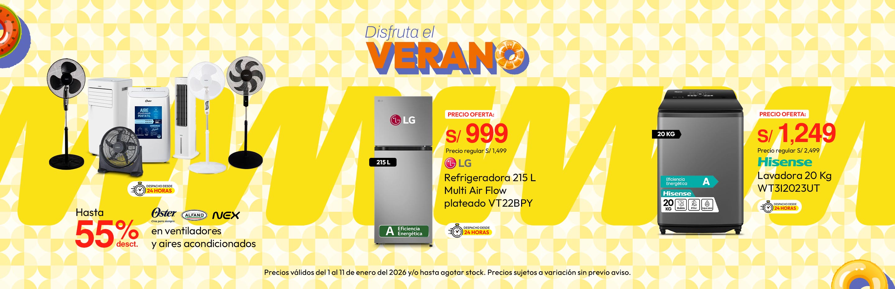 Hasta 55% de descuento en ventiladores y aire acondicionado