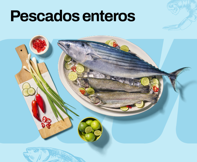 Pescados enteros