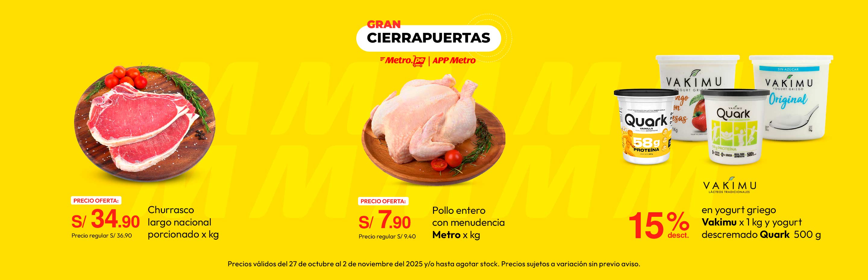 Churrasco Largo Nacional Porcionado x kg