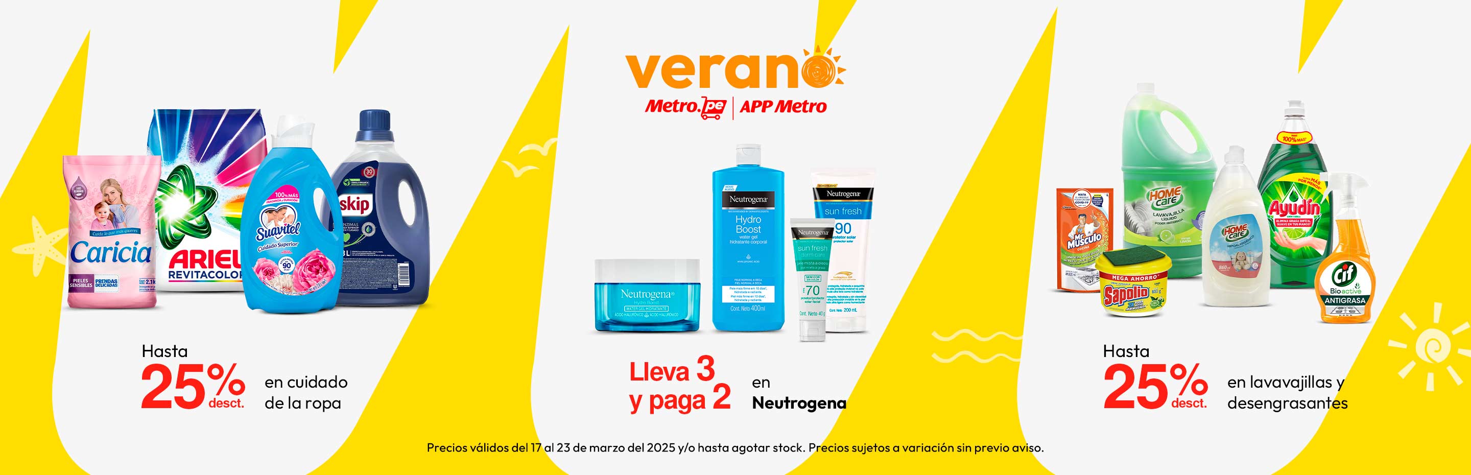 Hasta 25% desct en cuidado de la ropa