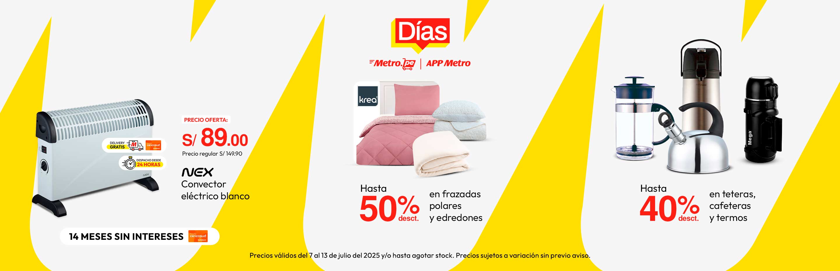 Convector Eléctrico Nex Blanco