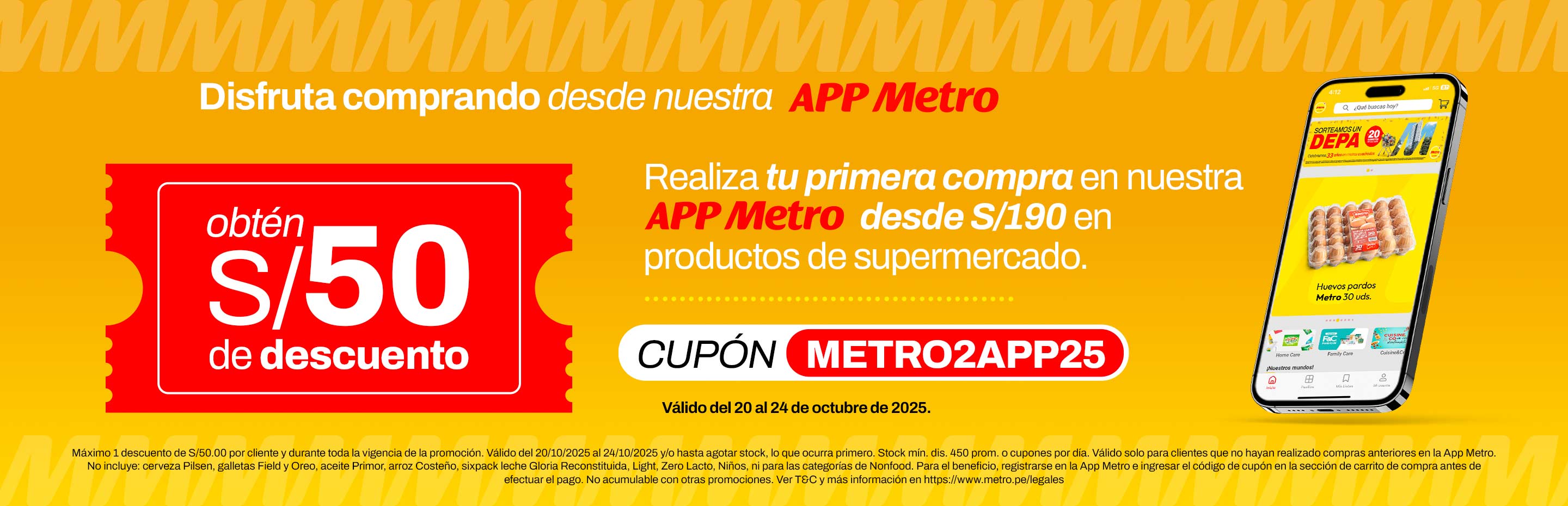1era Compra APP METRO