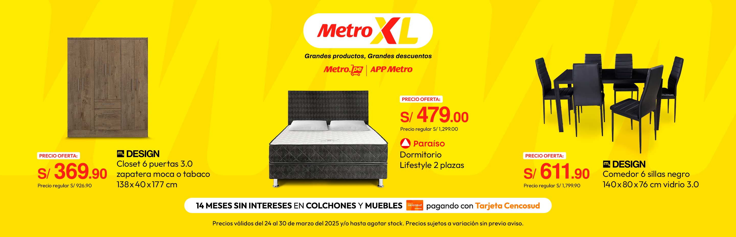 Closet M+Design 6 Puertas Zapatera 138x40x177cm 3.0 Moca ó Tabaco