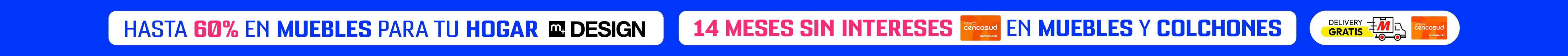 Hasta 60% de Dscto en Muebles para tu Hogar