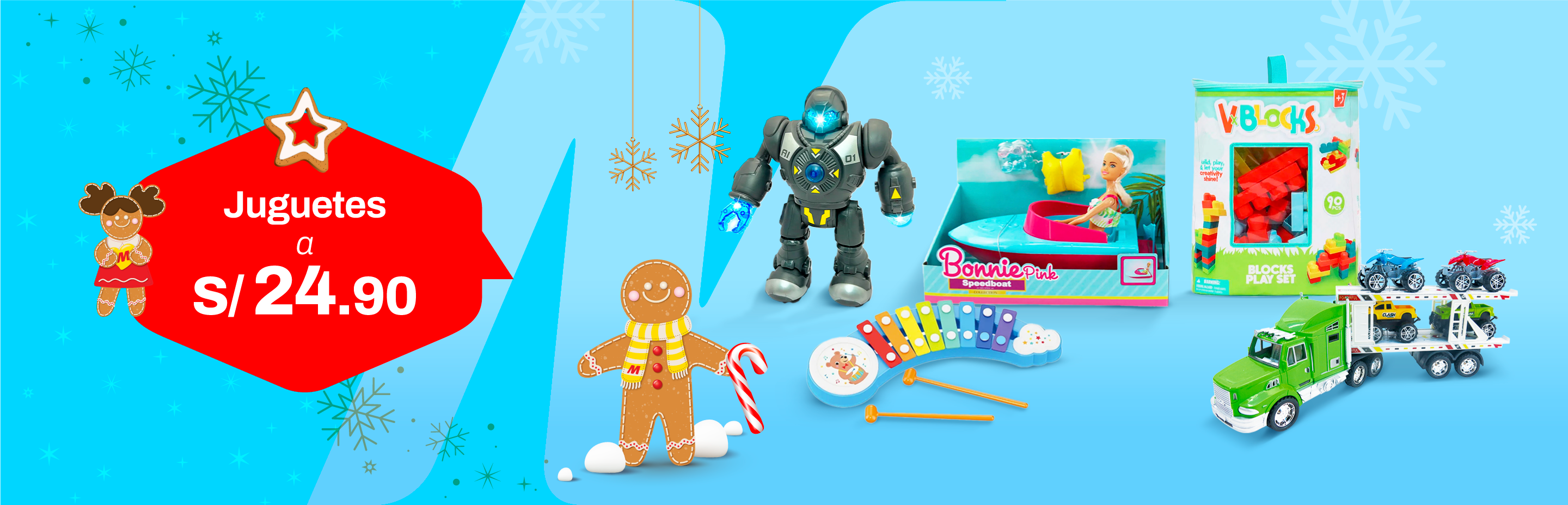 Juguetes a  S/ 24.90