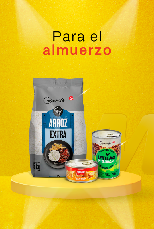 Para el almuerzo