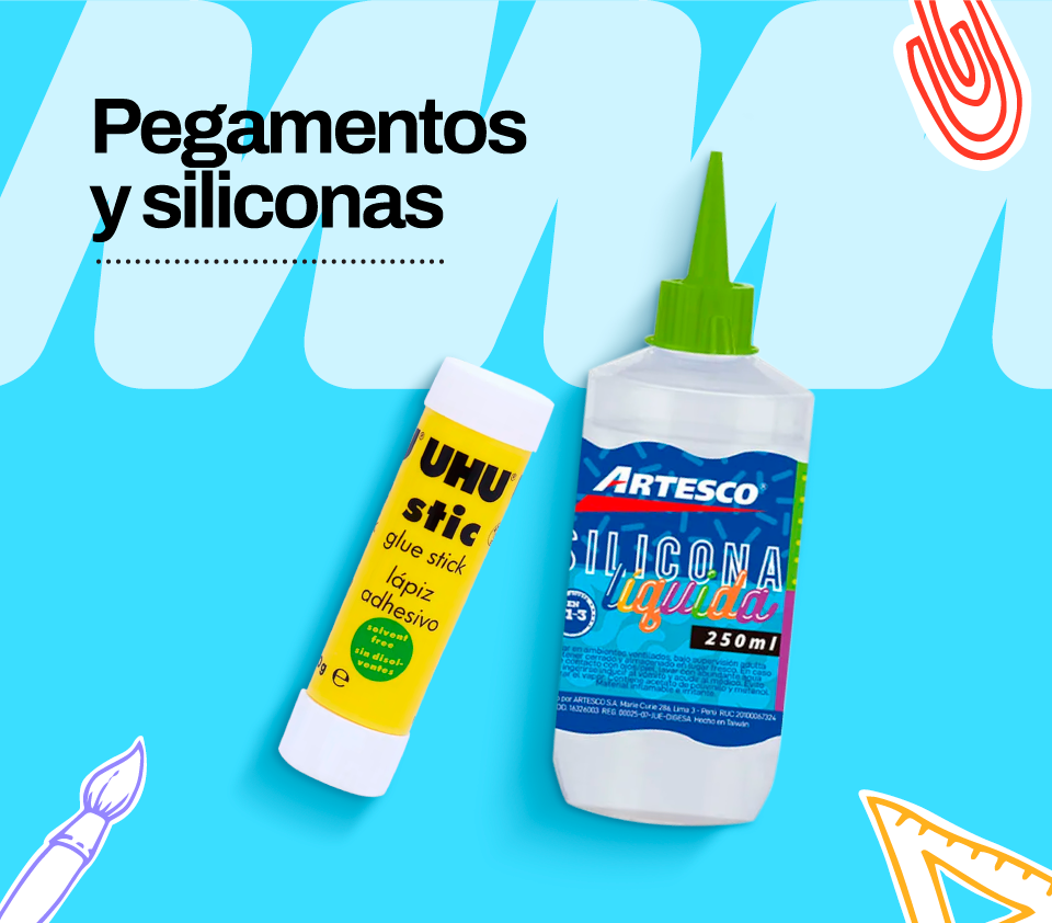 Pegamentos y silicona