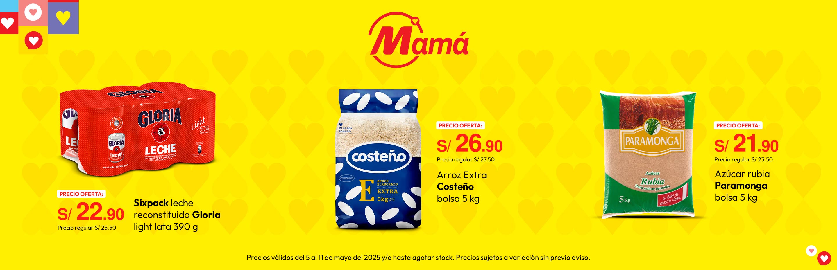 Sixpack leche reconstituida Gloria light lata 390g