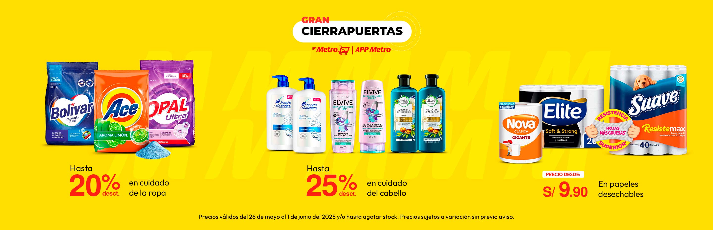 Hasta 20% desct en cuidado de la ropa