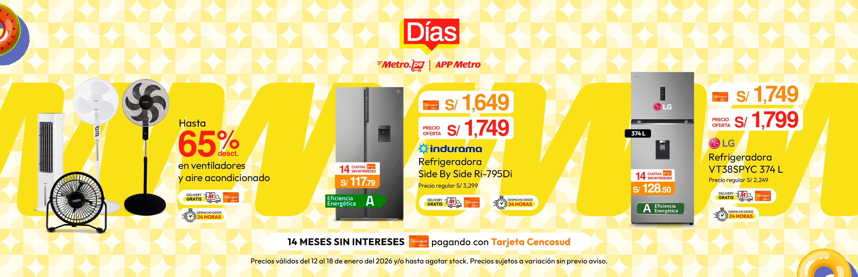 Hasta 65% de descuento en ventiladores y aire acondicionado