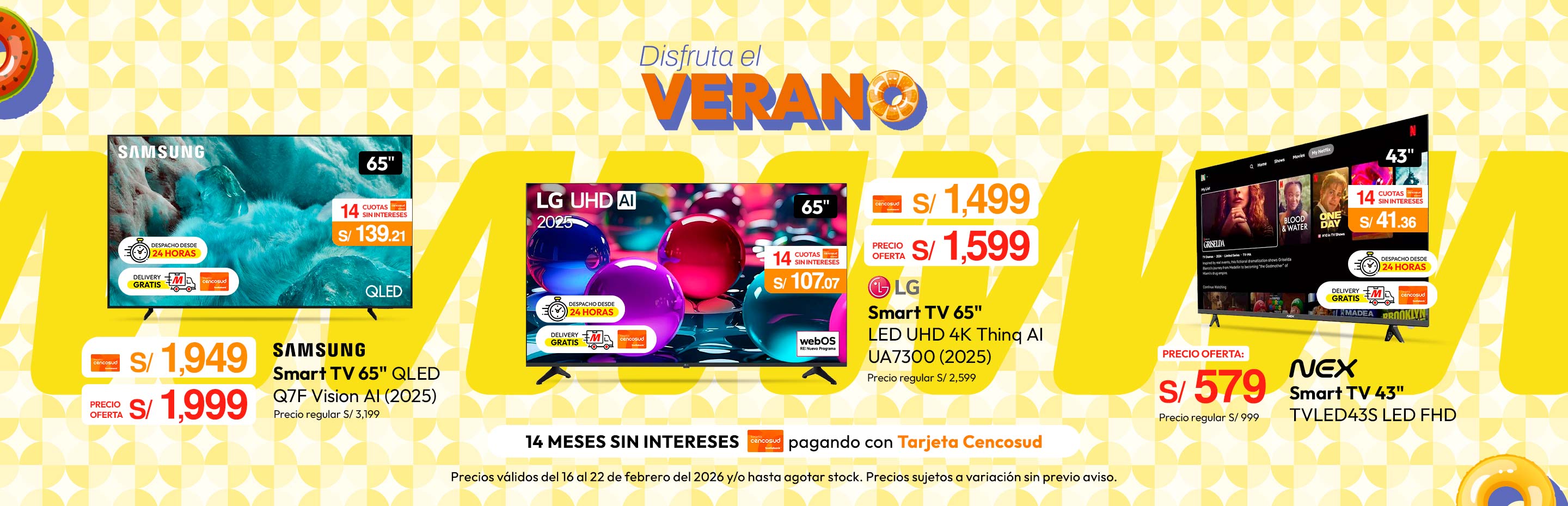 Televisor 65" QLEDd Q7F Vision Ai Smart Tv (2025)