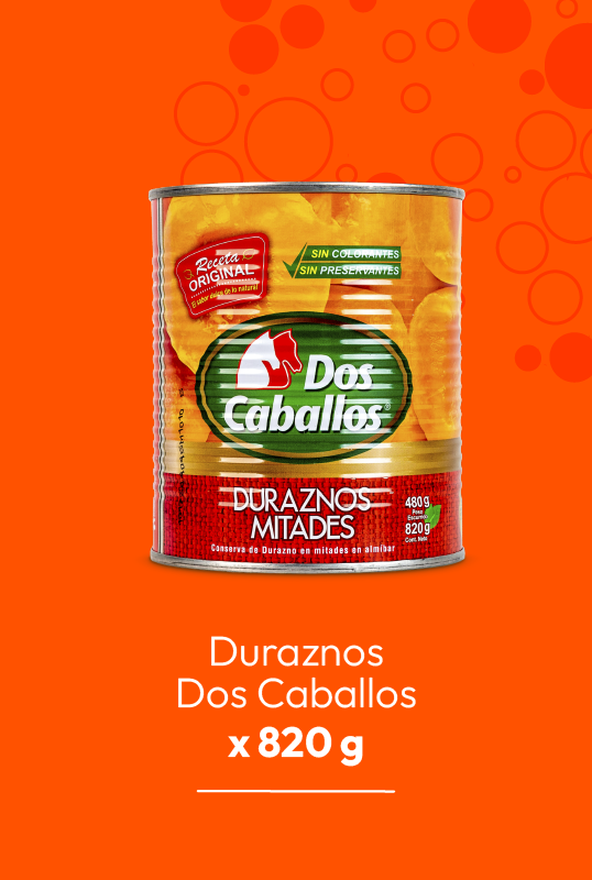 duraznos dos caballos