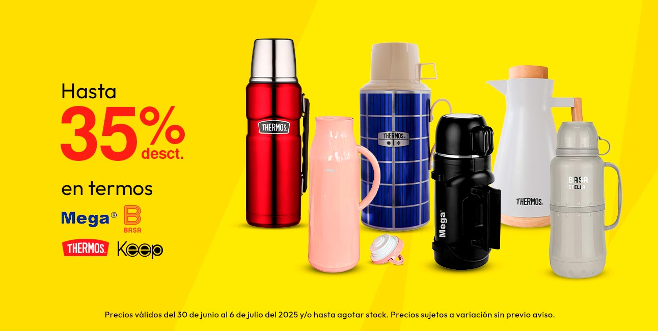 Hasta 35% de Desct. En Termos