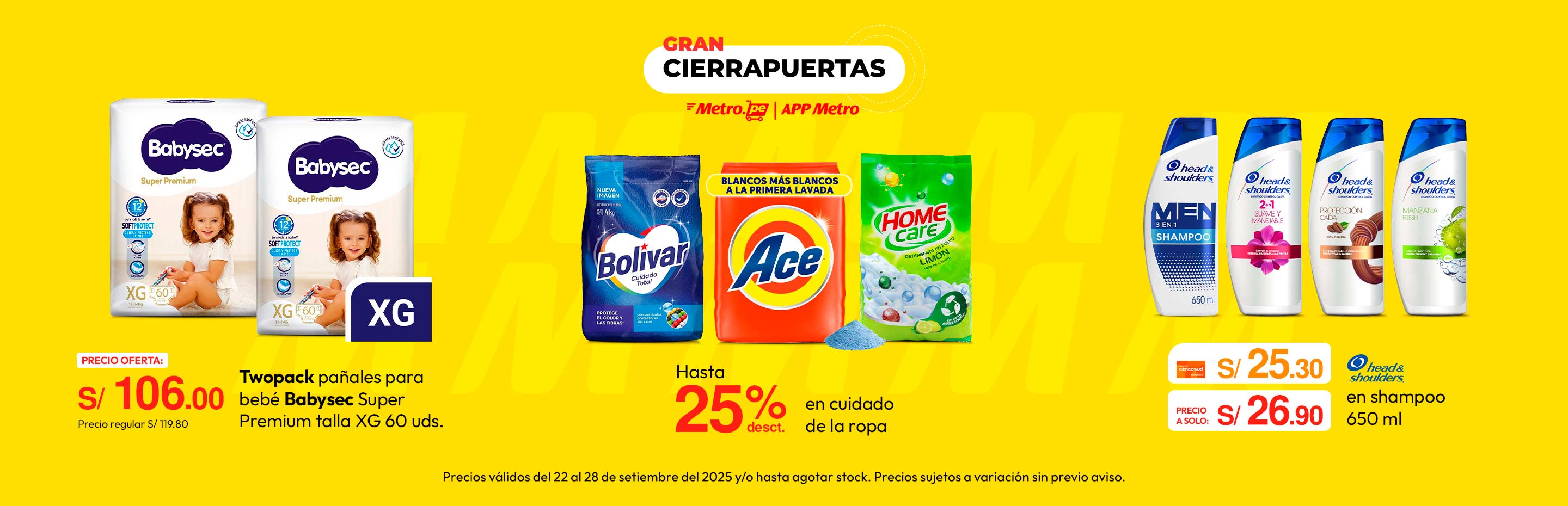 Twopack Pañales para Bebé Babysec Super Premium Talla XG 60un