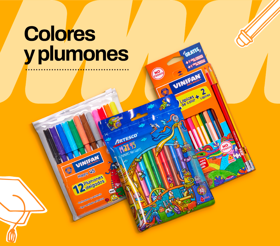 Colores y plumones