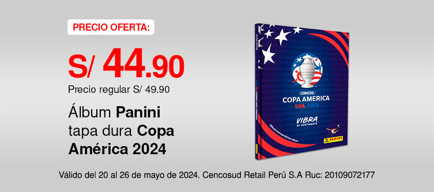 Álbum Panini Tapa Dura Copa América 2024