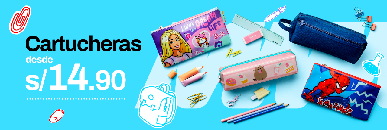 Cartucheras desde 14.90