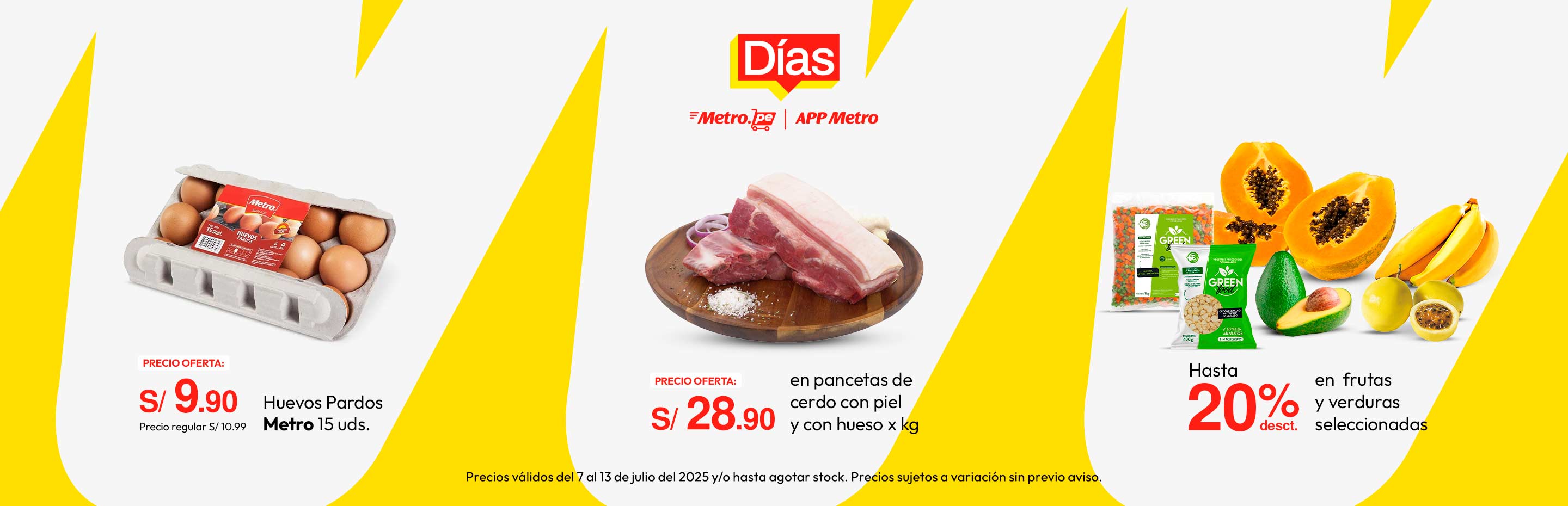 Huevos Pardos Metro 15un