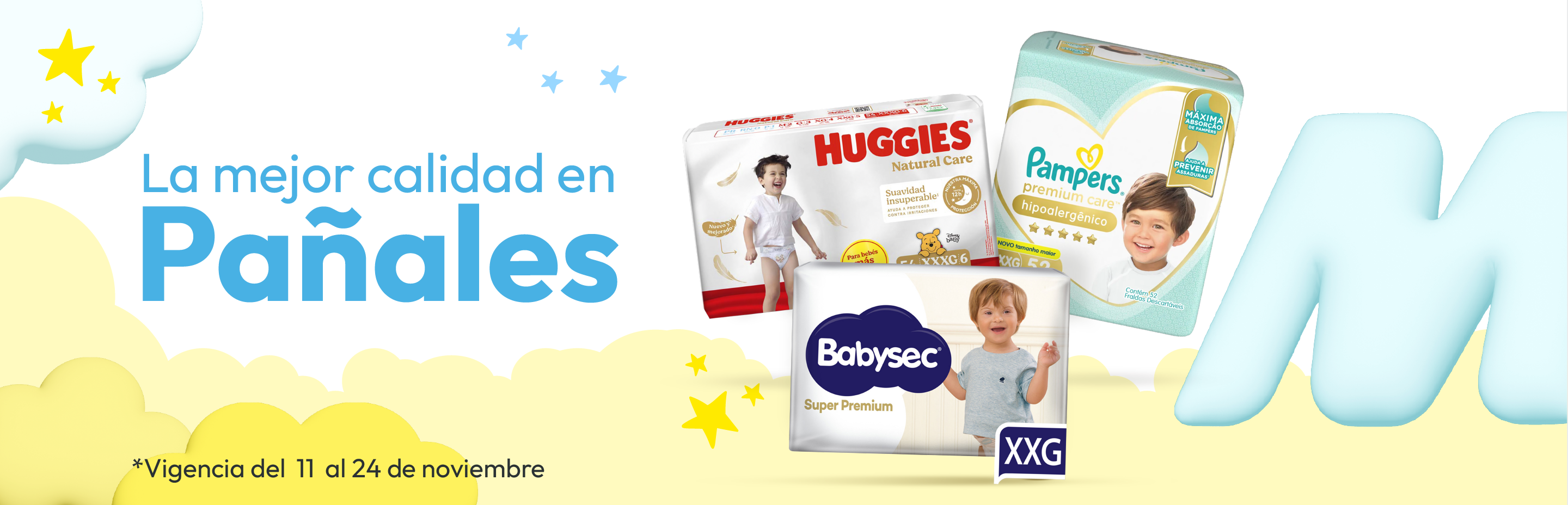 La mejor calidad en pañales