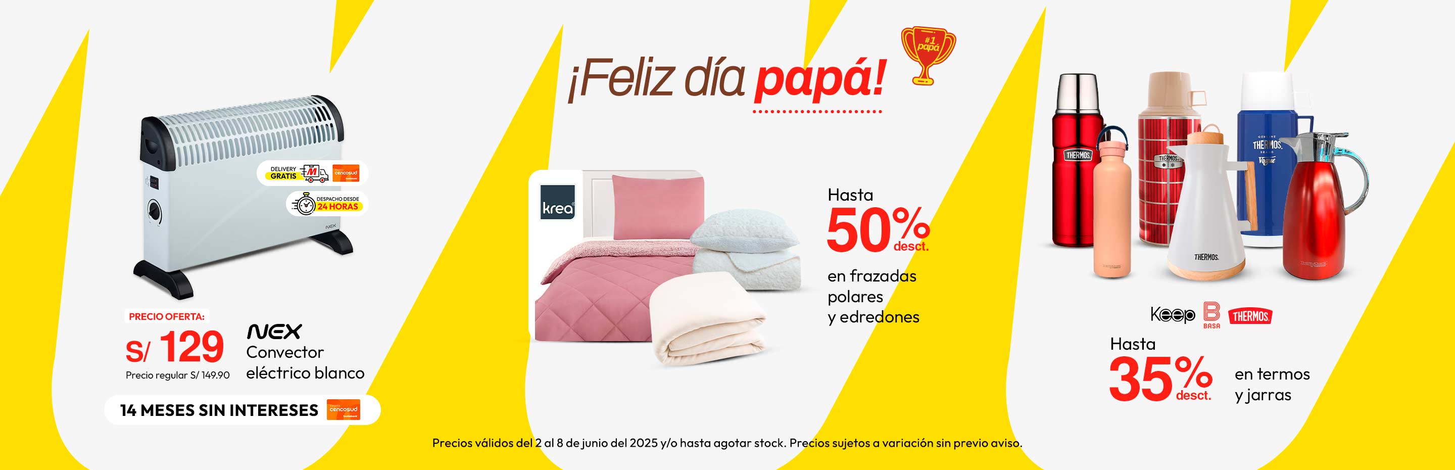 Convector Eléctrico Nex Blanco