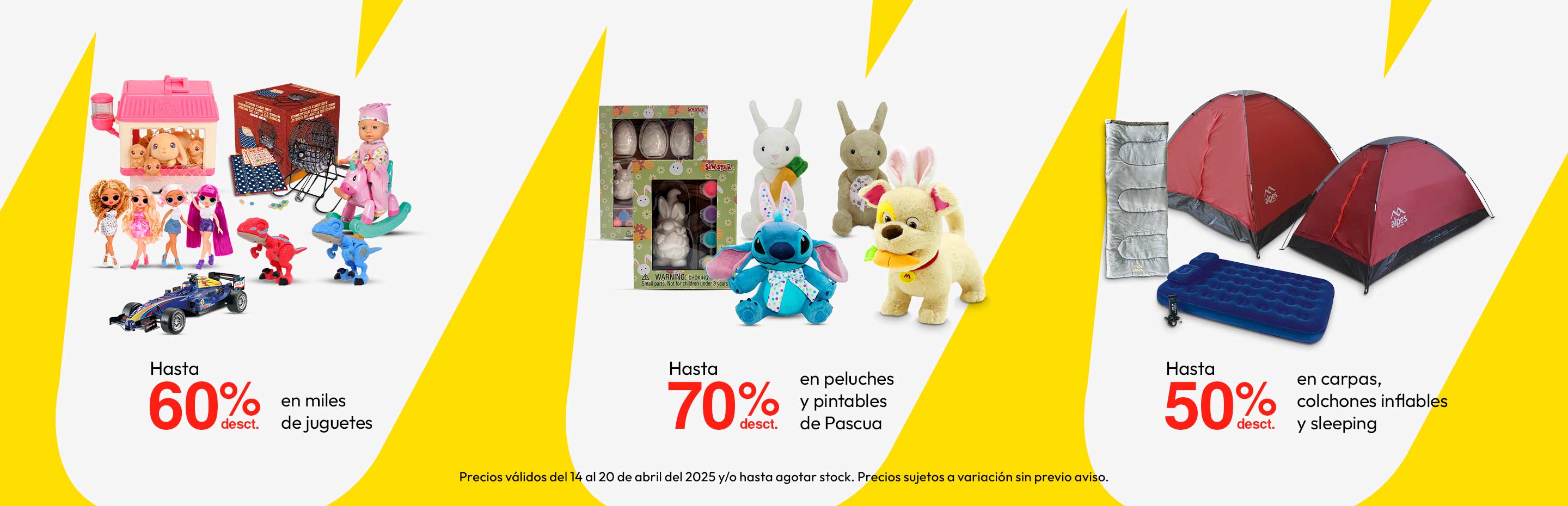 Hasta 60% de dscto en miles de juguetes