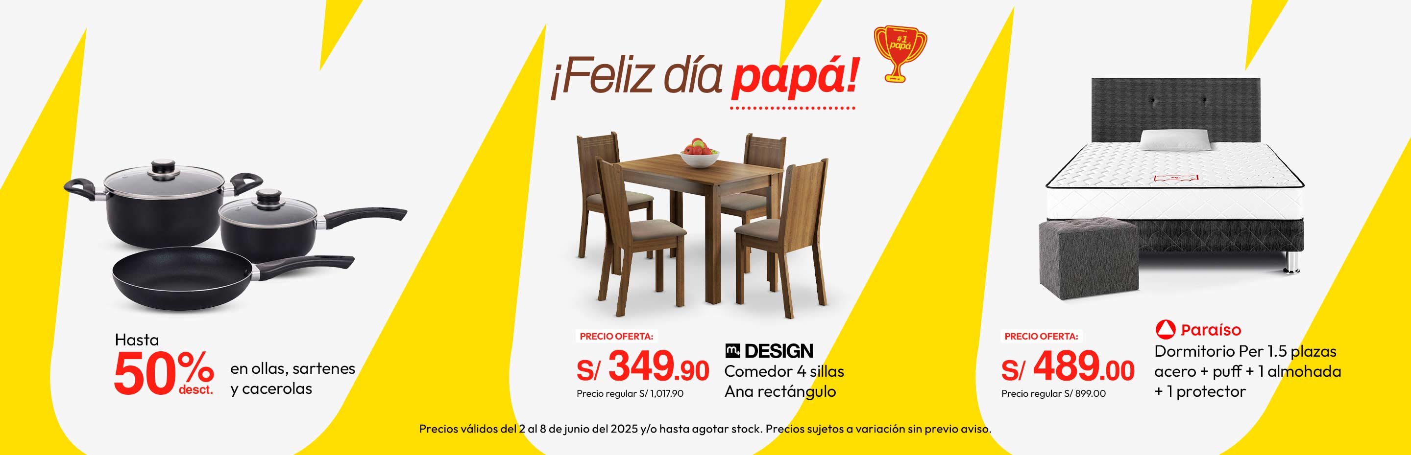 Hasta 50% de Desct. En Ollas, Sartenes y Cacerolas