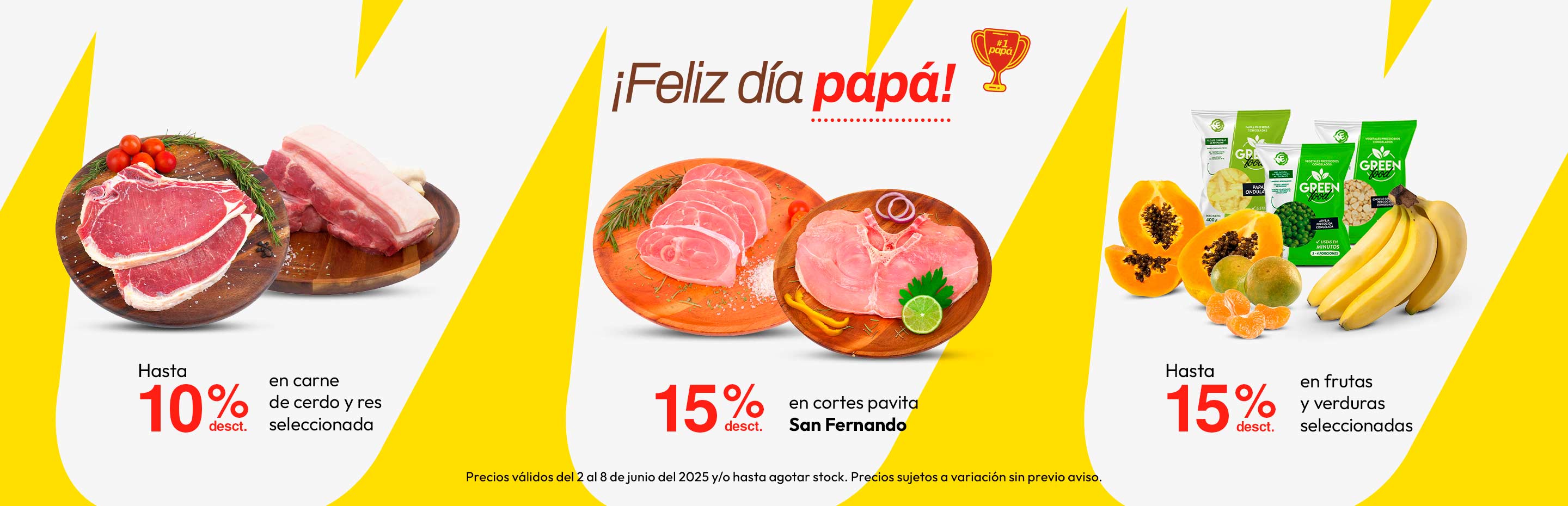 Hasta 10% de desct, En carne de cerdo y res seleccionada.