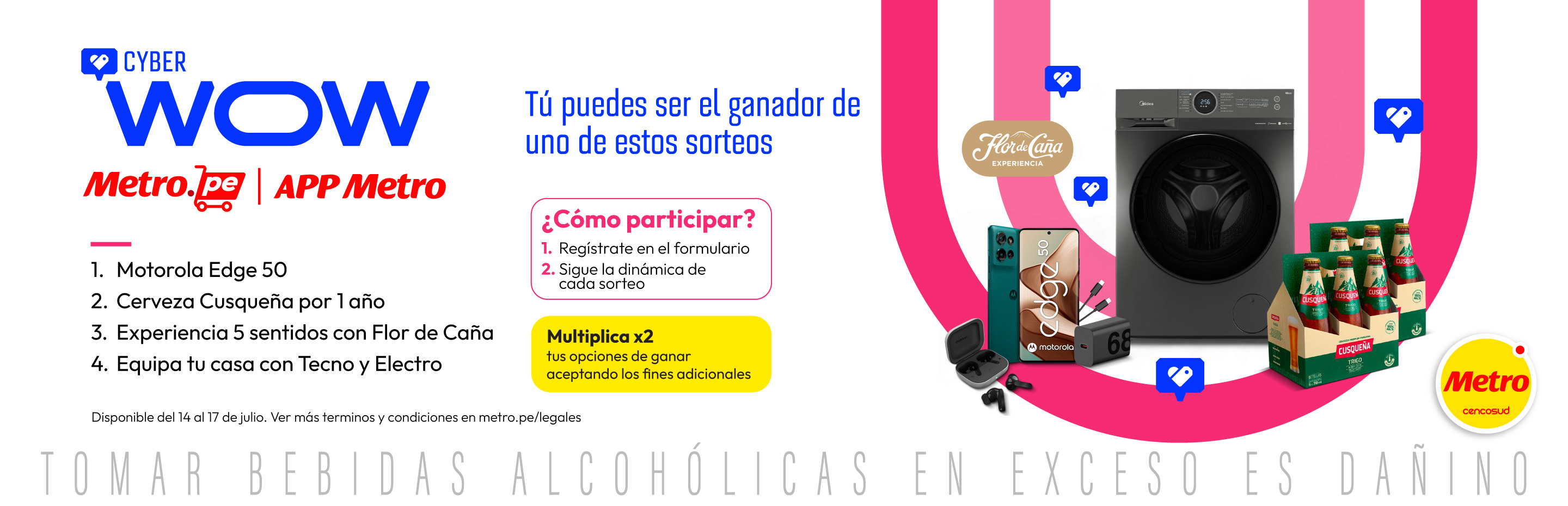 Sorteo Cyber Wow Metro