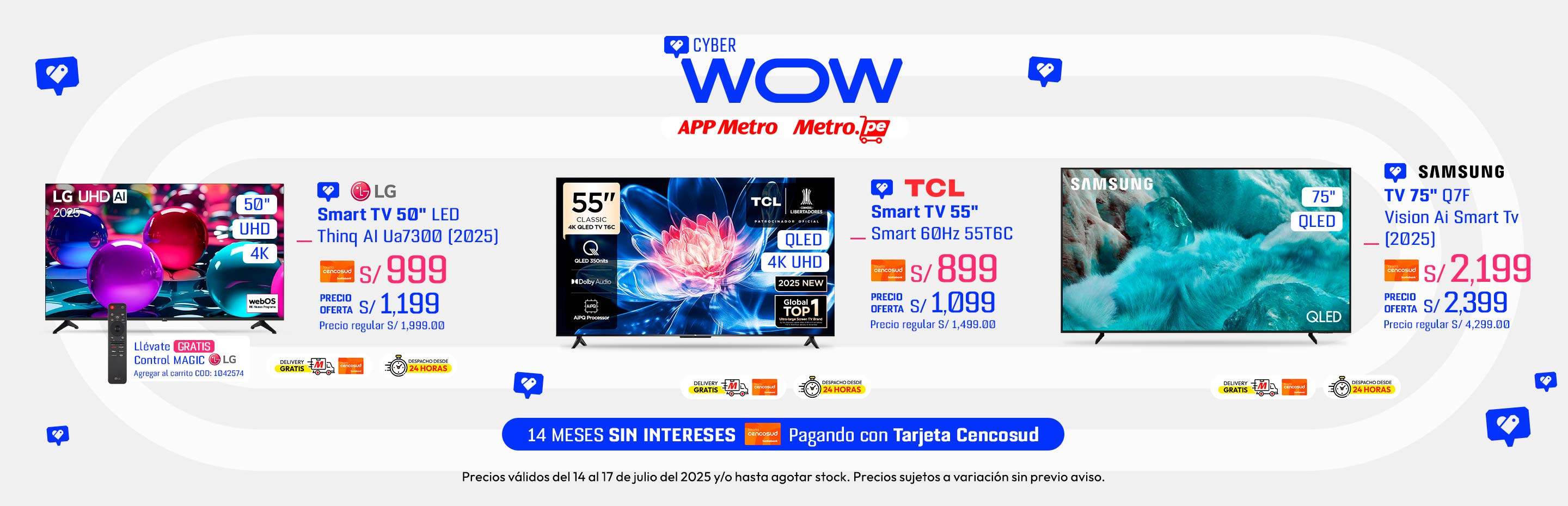 Televisor Smart TV LG Led Uhd 50" 4K Thinq AI Ua7300 2025