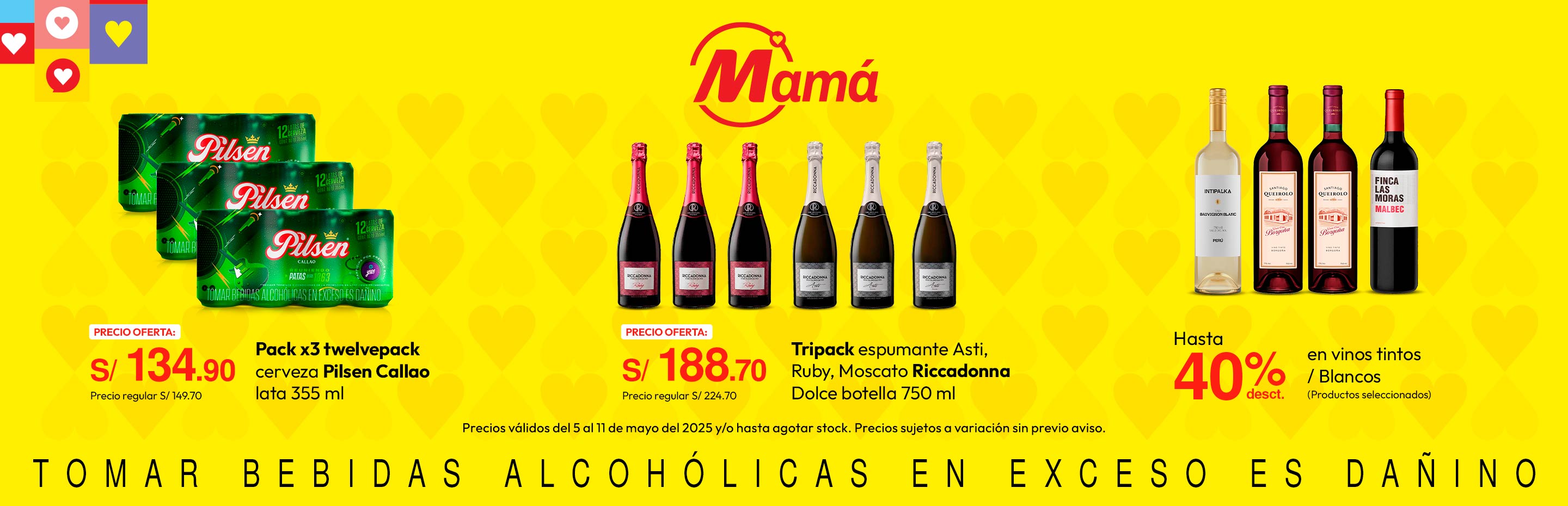 Pack x3 Twelvepack Cerveza Pilsen Callao Lata 355ml