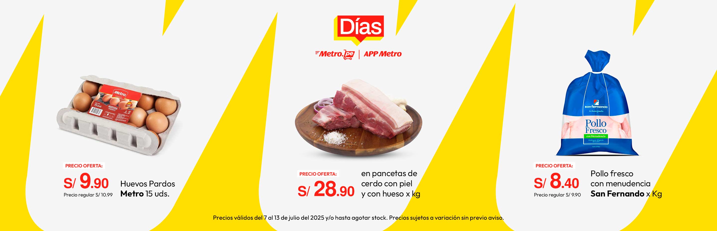 Huevos Pardos Metro 15un