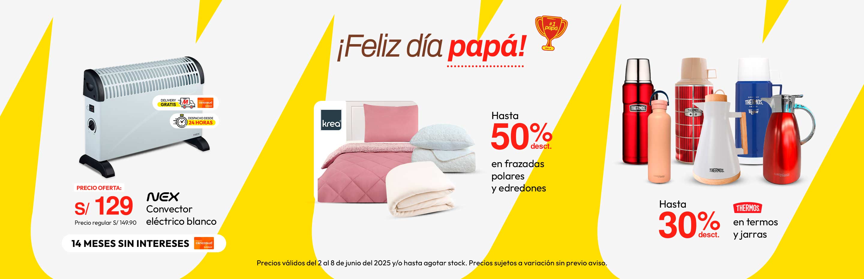 Convector Eléctrico Nex Blanco