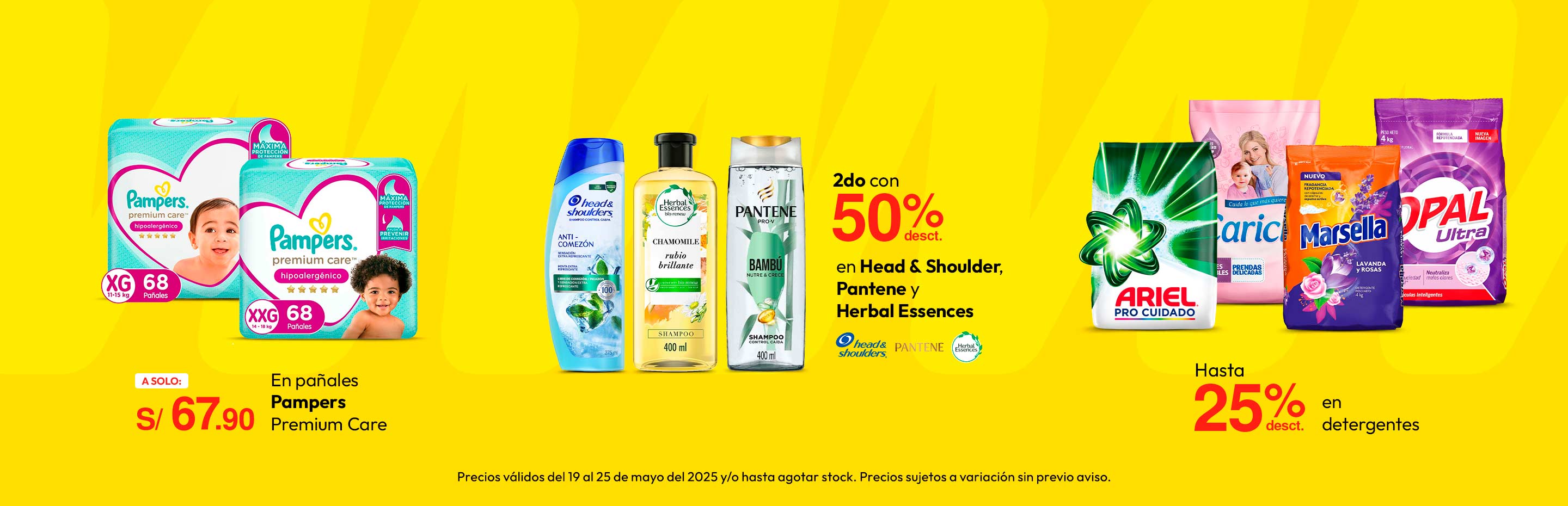 A solo 67.90 en pañales Pampers Premium Care