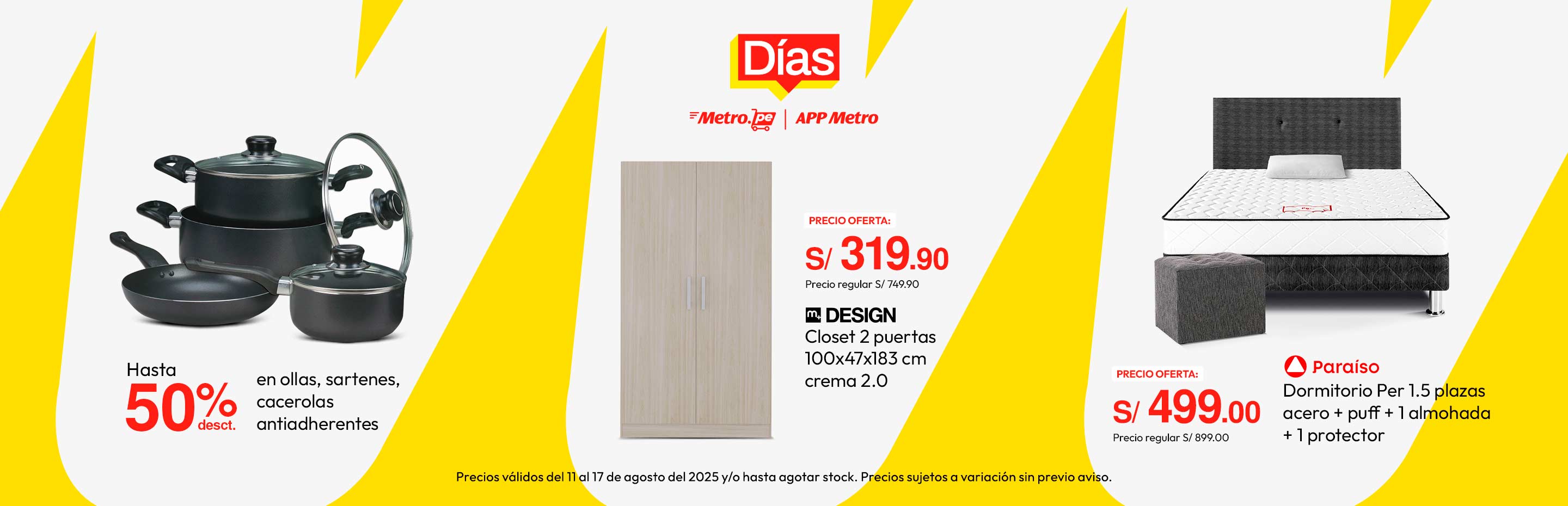 Hasta 50% de Desct. En Ollas, Sartenes, Cacerolas antiadherentes