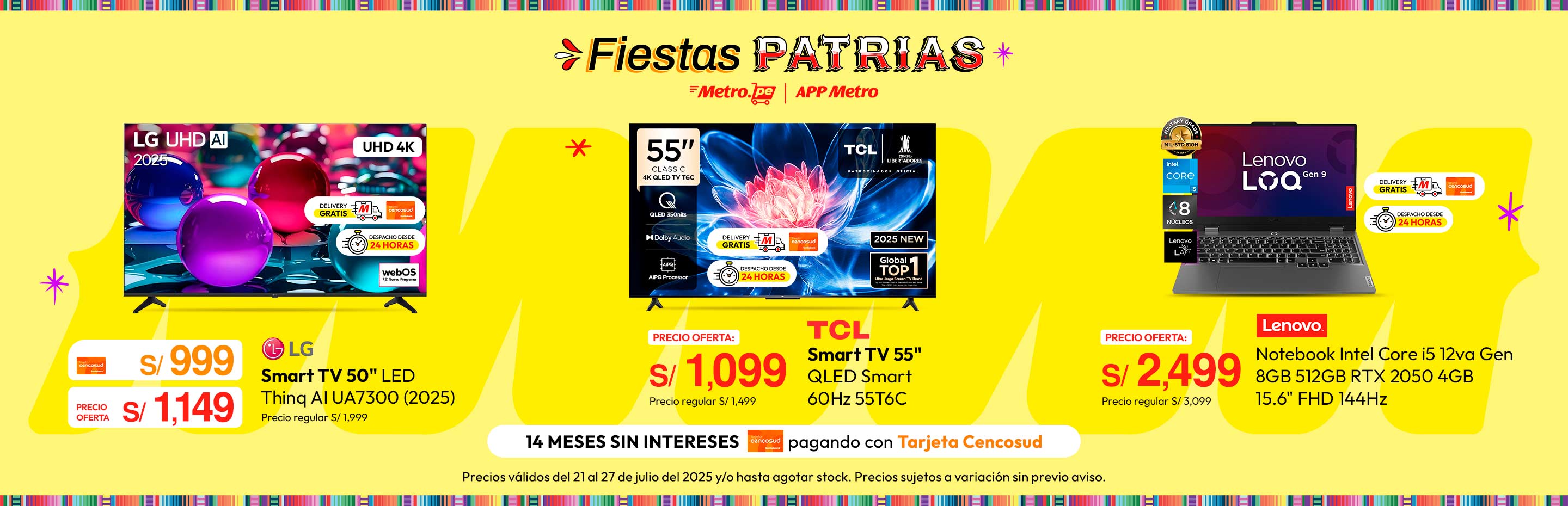Televisor Smart TV LG Led Uhd 50" 4K Thinq AI Ua7300 2025