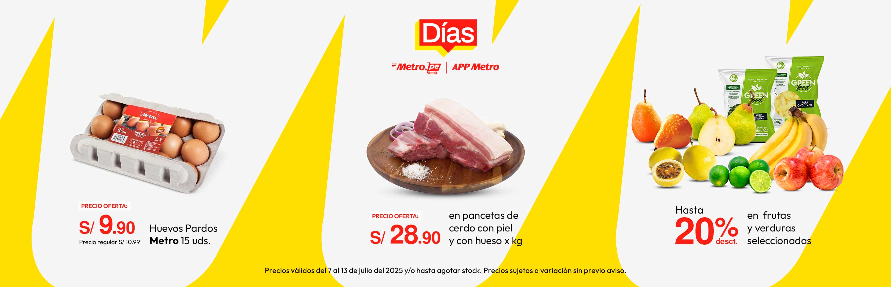 Huevos Pardos Metro 15un