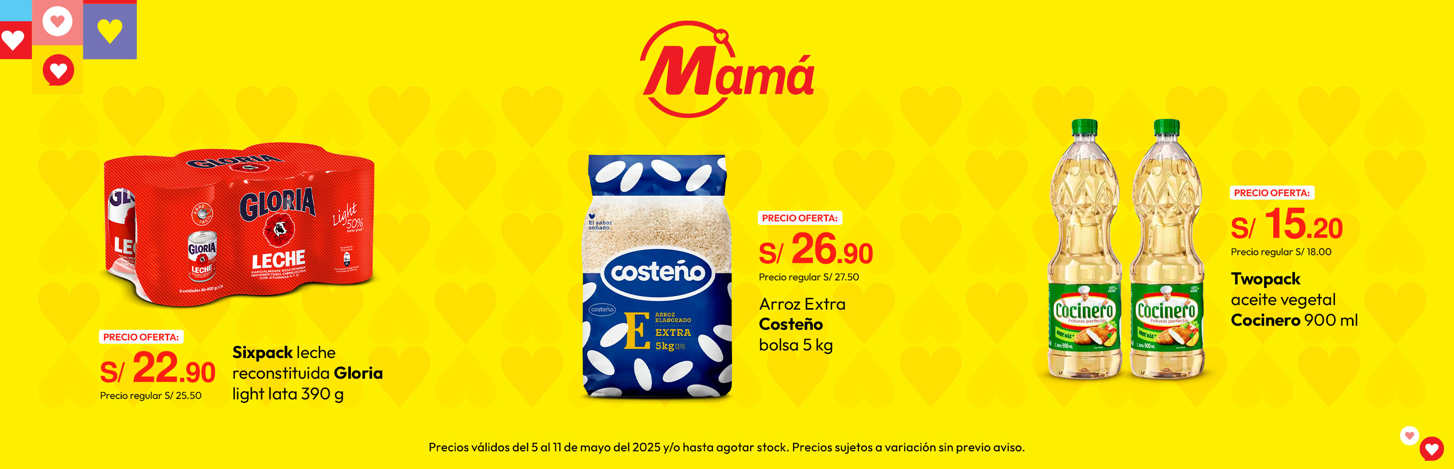 Sixpack leche reconstituida Gloria light lata 390g