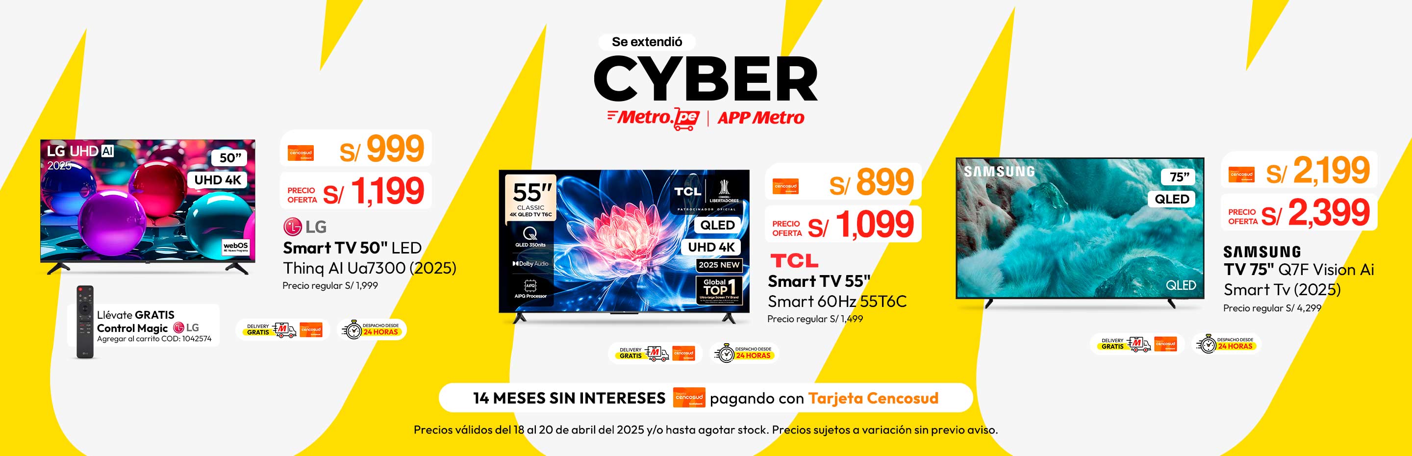 Televisor Smart TV LG Led Uhd 50" 4K Thinq AI Ua7300 2025