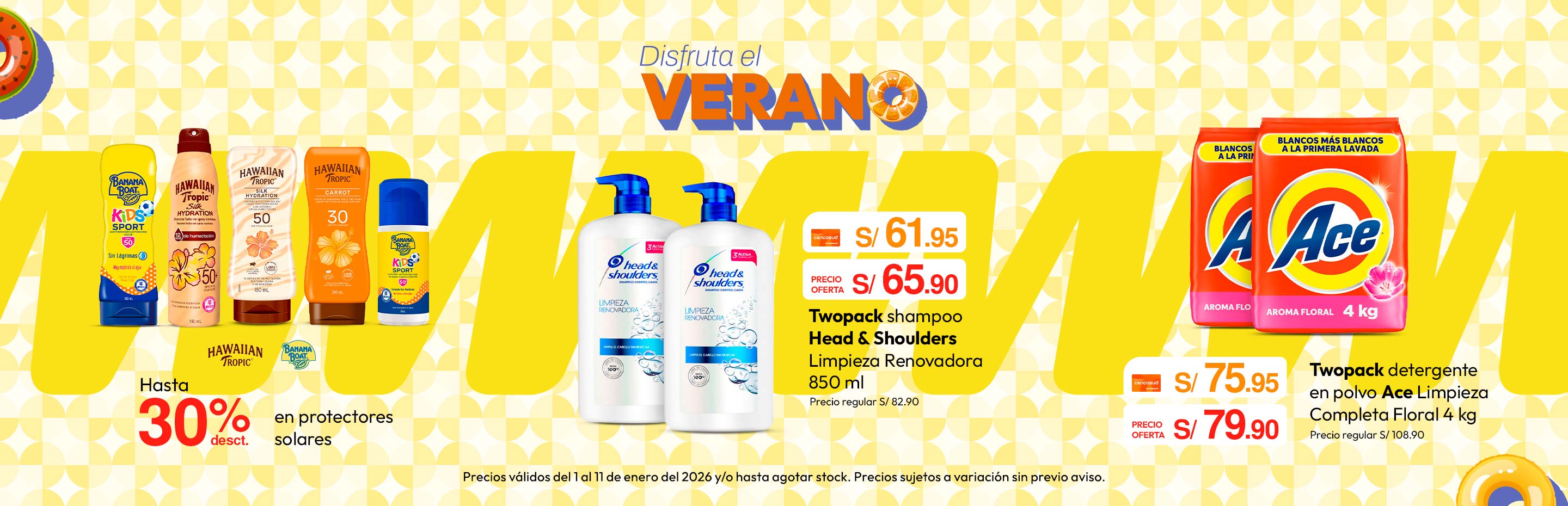 Hasta 30% desct en protectores solares