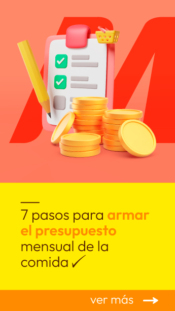 7 pasos para armar el presupuesto mensual de la comida