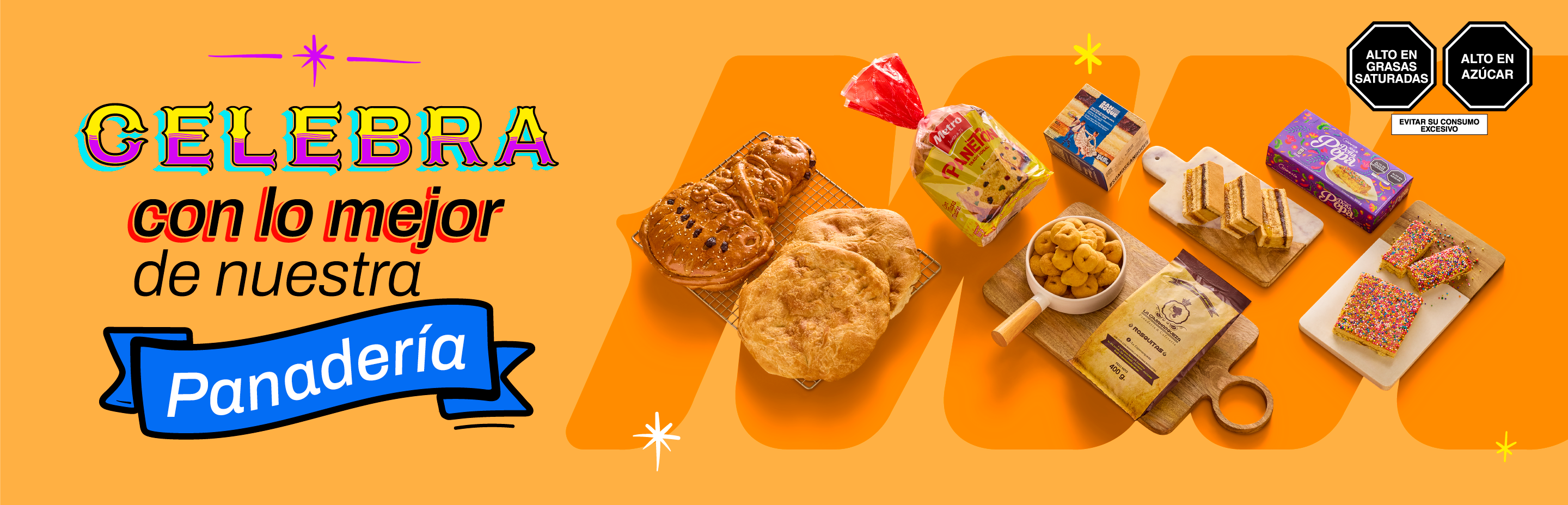 Celebra con lo mejor de nuestra panadería