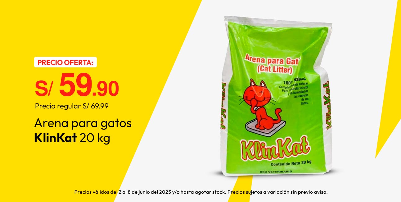 Arena para Gatos KlinKat 20kg